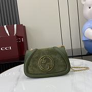 Kitlife Gucci Blondie mini shoulder green bag - 21.5x11x8cm - 1