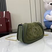 Kitlife Gucci Blondie mini shoulder green bag - 21.5x11x8cm - 4