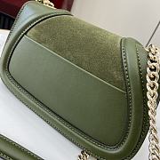Kitlife Gucci Blondie mini shoulder green bag - 21.5x11x8cm - 3