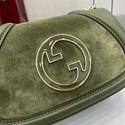 Kitlife Gucci Blondie mini shoulder green bag - 21.5x11x8cm - 2