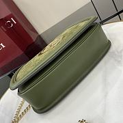 Kitlife Gucci Blondie shoulder green bag - 26x16x8cm - 4