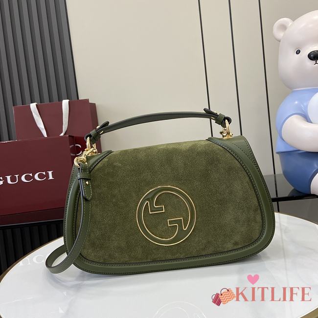Kitlife Gucci Blondie shoulder green bag - 32x17x10cm - 1