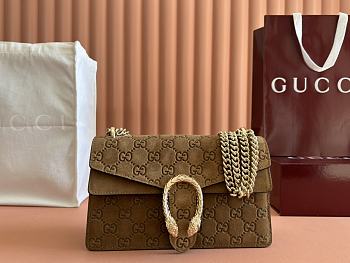 kitlife Gucci Dionysus top handle bag brown - 27.5x16x8 cm