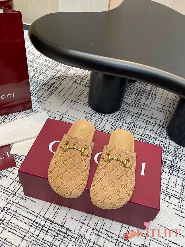 Kitlife Gucci Women's slipper brown - 1