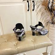 Burberry Women's Leather Bay Heeled Sandals - 5