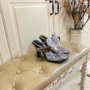 Burberry Women's Leather Bay Heeled Sandals - 4
