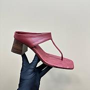 Bottega Veneta  Leather Thong Sandals - 01 - 6