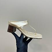 Bottega Veneta Leather Thong Sandals - 05 - 5