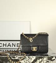 kitlife Chanel flap bag black - 13x17.5x6 cm - 1