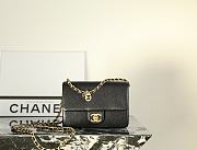 kitlife Chanel flap bag black - 13x17.5x6 cm - 6
