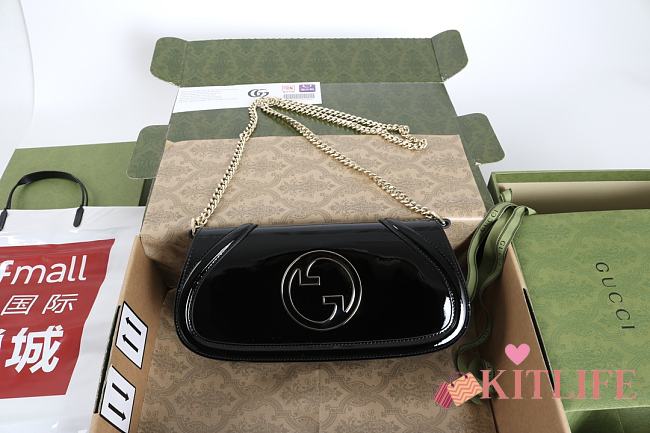 kitlife Gucci Blondie small shoulder bag black - 29.5x12.5x7cm - 1