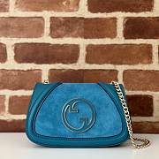 Kitlife Gucci Blondie mini shoulder blue bag - 21.5x11x8cm - 1