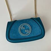 Kitlife Gucci Blondie mini shoulder blue bag - 21.5x11x8cm - 4