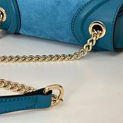 Kitlife Gucci Blondie mini shoulder blue bag - 21.5x11x8cm - 2