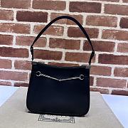 kitlife Gucci small Horsebit Slim shoulder bag black - 23x18.5x3 cm - 1