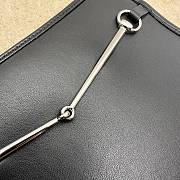 kitlife Gucci small Horsebit Slim shoulder bag black - 23x18.5x3 cm - 5