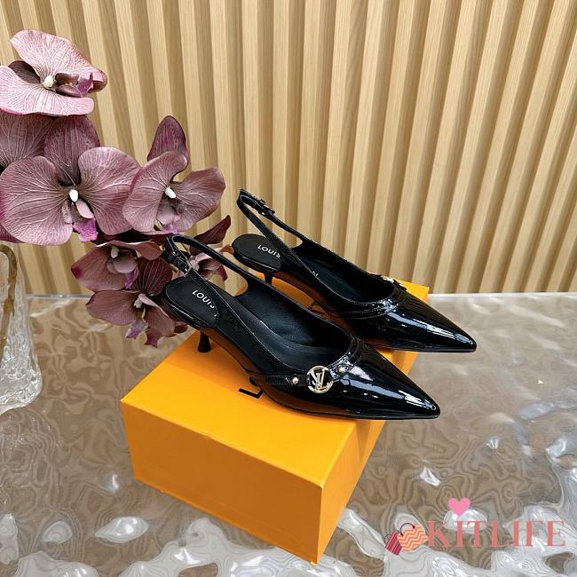 Kitlife Louis Vuitton Slingback Pump black - 5.5cm - 1