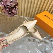 Kitlife Louis Vuitton Slingback Pump beige - 5.5cm - 6