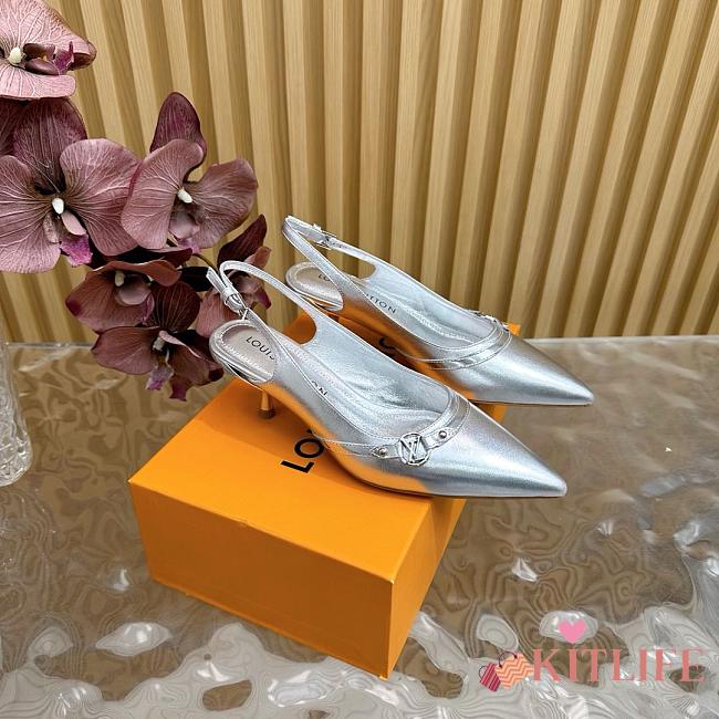 Kitlife Louis Vuitton Slingback Pump sliver - 5.5cm - 1