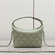 Kitlife Chanel hobo green bag - 21.5x6x19 cm - 3