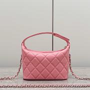 Kitlife Chanel hobo pink bag - 21.5x6x19 cm - 3