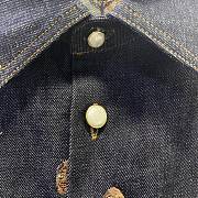 kitlife LV Embroidered Denim Overshirt Men - 6
