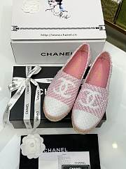 kitlife Chanel tweed loafer pink - shoes - 1