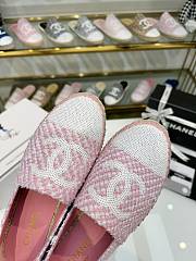 kitlife Chanel tweed loafer pink - shoes - 5