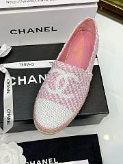 kitlife Chanel tweed loafer pink - shoes - 4