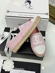 kitlife Chanel tweed loafer pink - shoes - 3