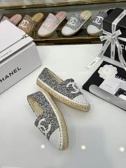 kitlife Chanel tweed loafer gray - shoes - 3