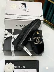 kitlife Chanel tweed loafer black - shoes - 01 - 5