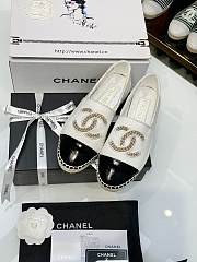 kitlife Chanel tweed loafer white - shoes - 01 - 1