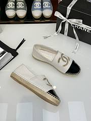 kitlife Chanel tweed loafer white - shoes - 01 - 2