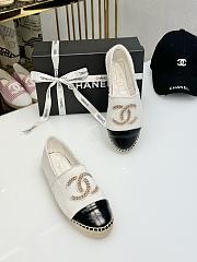 kitlife Chanel tweed loafer white - shoes - 01 - 5