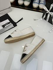 kitlife Chanel tweed loafer white - shoes - 01 - 4