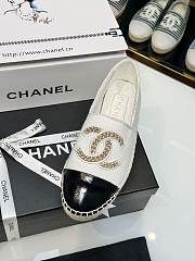kitlife Chanel tweed loafer white - shoes - 01 - 6