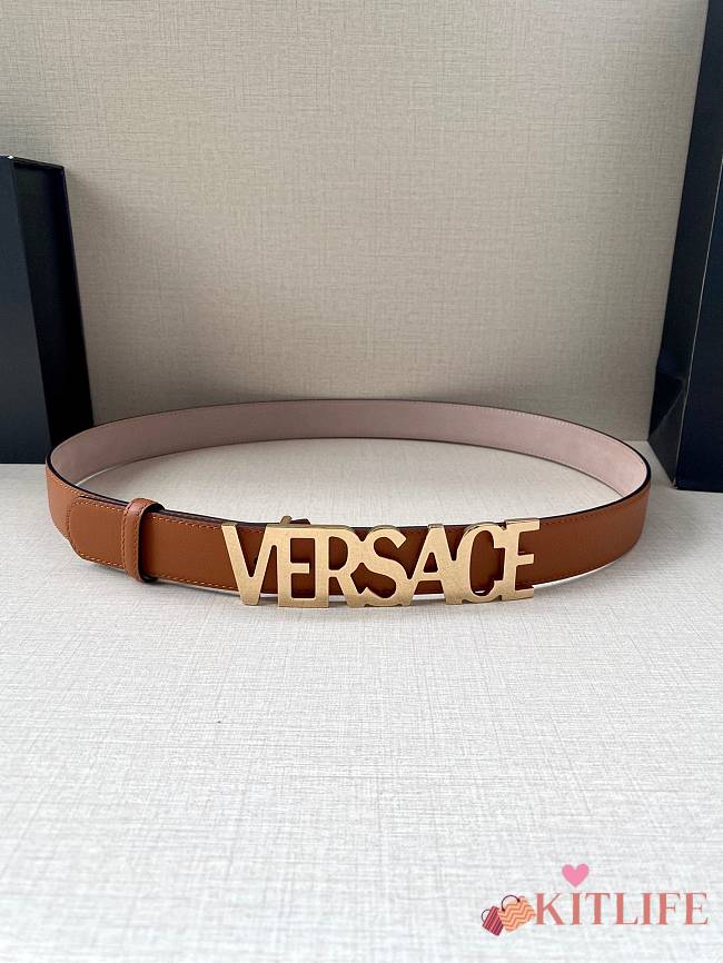 Kitlife Versace Belt brown 3cm -15 - 1