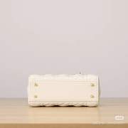 Kitlife Dior lady off-white bag - 20cm - 5
