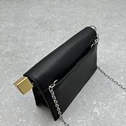Kitlife Jacquemus La Petite Pochette Rond Carré cross body bag black - 19x13x6cm - 5