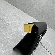 Kitlife Jacquemus La Petite Pochette Rond Carré cross body bag black - 19x13x6cm - 4