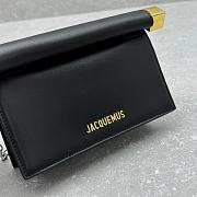 Kitlife Jacquemus La Petite Pochette Rond Carré cross body bag black - 19x13x6cm - 2