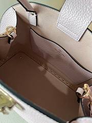 Kitlife Valentino Garavani Rockstud Foldover Top Tote Bag pink - 28x 21x14 cm - 2