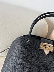 Kitlife Valentino Garavani Rockstud Foldover Top Tote Bag black - 28x 21x14 cm - 4