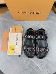 LV x TM LV Sunset Flat Comfort Sandal black - 1