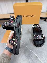 LV x TM LV Sunset Flat Comfort Sandal black - 6