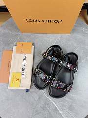 LV x TM LV Sunset Flat Comfort Sandal black - 3