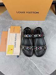 LV x TM LV Sunset Flat Comfort Sandal black - 2