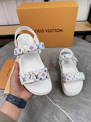 LV x TM LV Sunset Flat Comfort Sandal white - 6