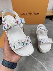 LV x TM LV Sunset Flat Comfort Sandal white - 5